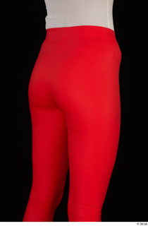Adelle Sabelle casual dressed red leggings thigh 0006.jpg